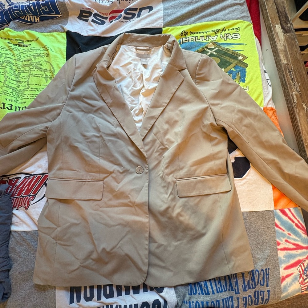 H&M Beige Blazer for Women
